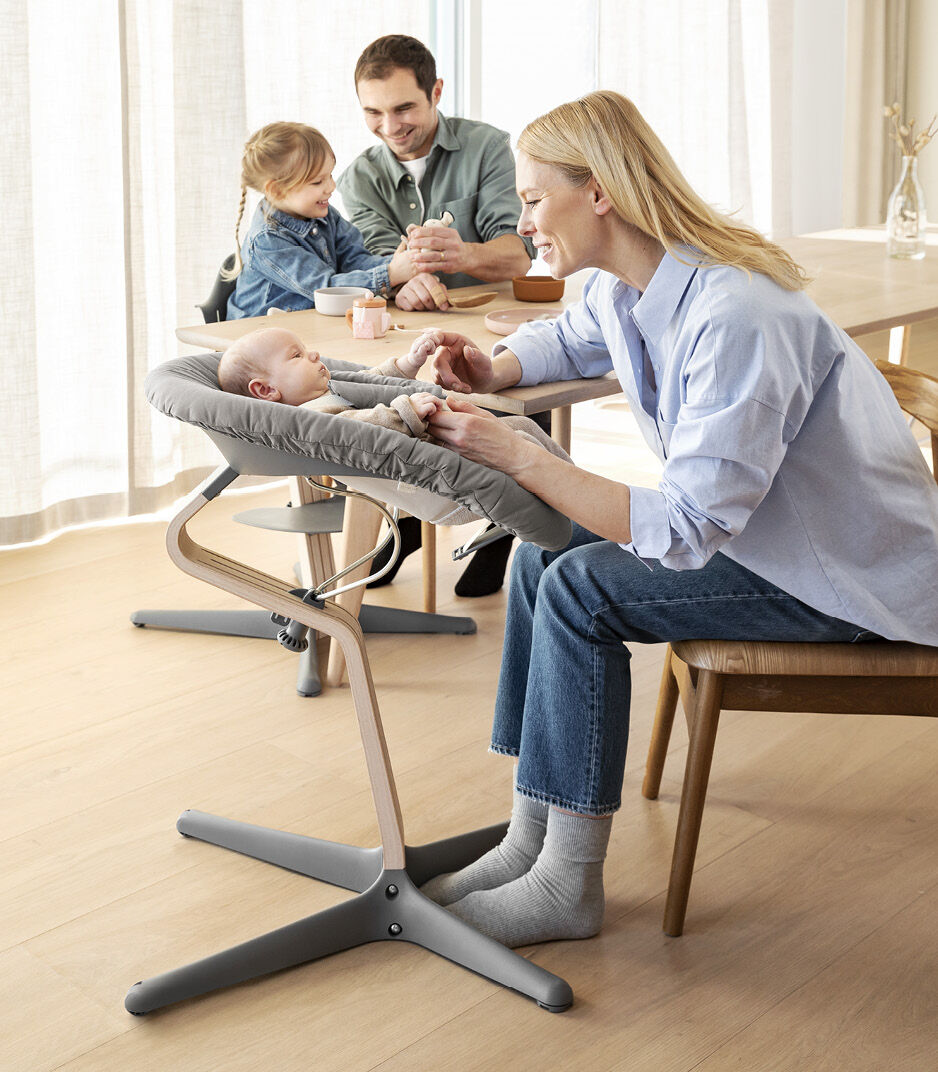 Stokke® Nomi® Newborn Set, Grey Grey Pink