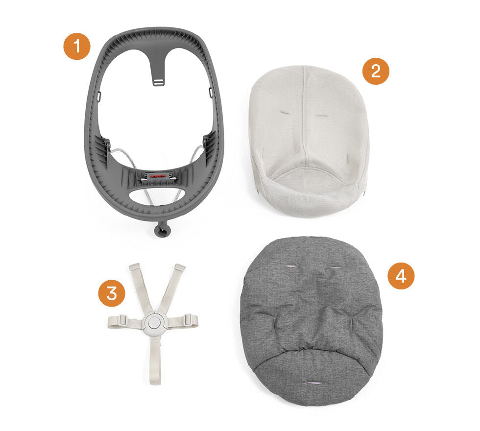 Stokke® Nomi® Newborn Set, Grey Grey Sand