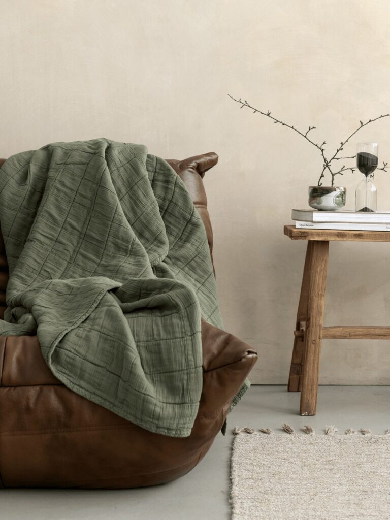 Oona Plaid Olive