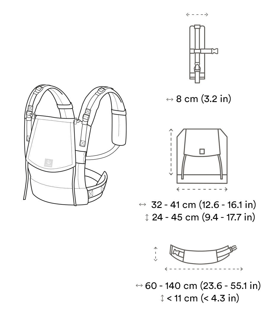 Stokke® Limas™ Babytrage Flex – Für jeden Tag, Floral Beige