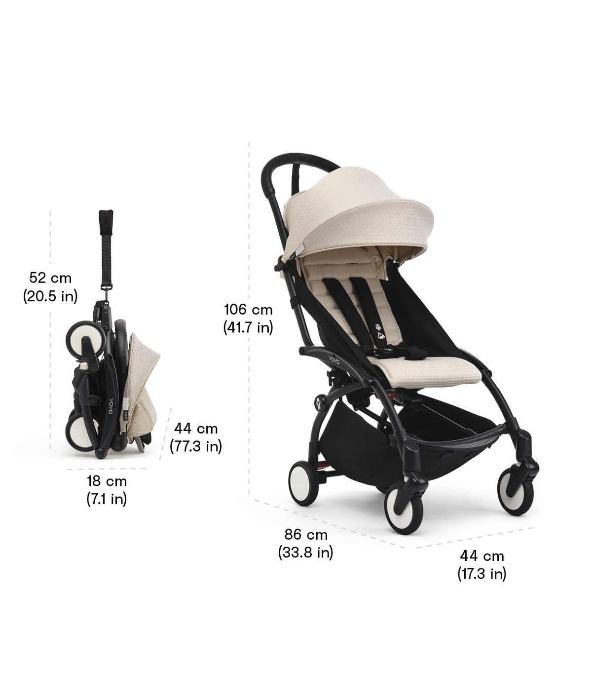 Stokke YOYO x Bonpoint – Kinderwagen Set für Neugeborene und Kleinkinder