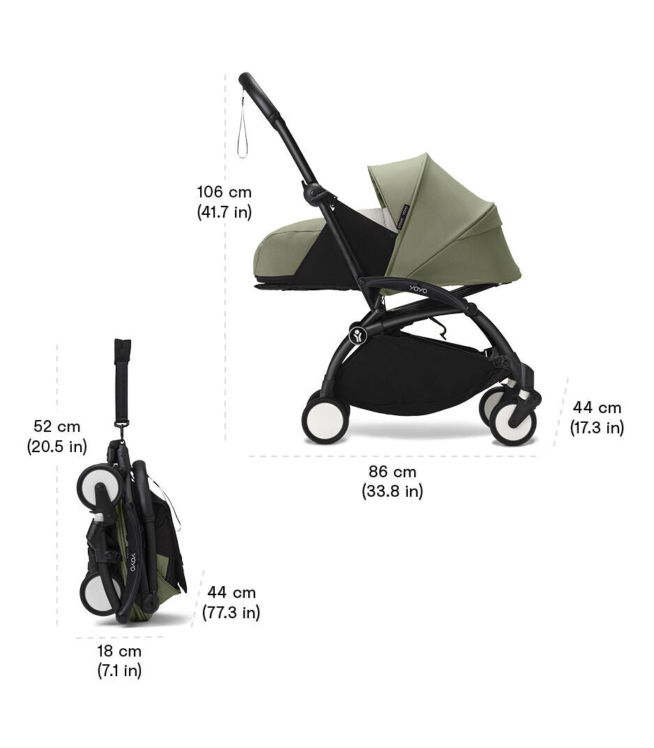 Poussette Stokke YOYO3 avec kit nouveau-né