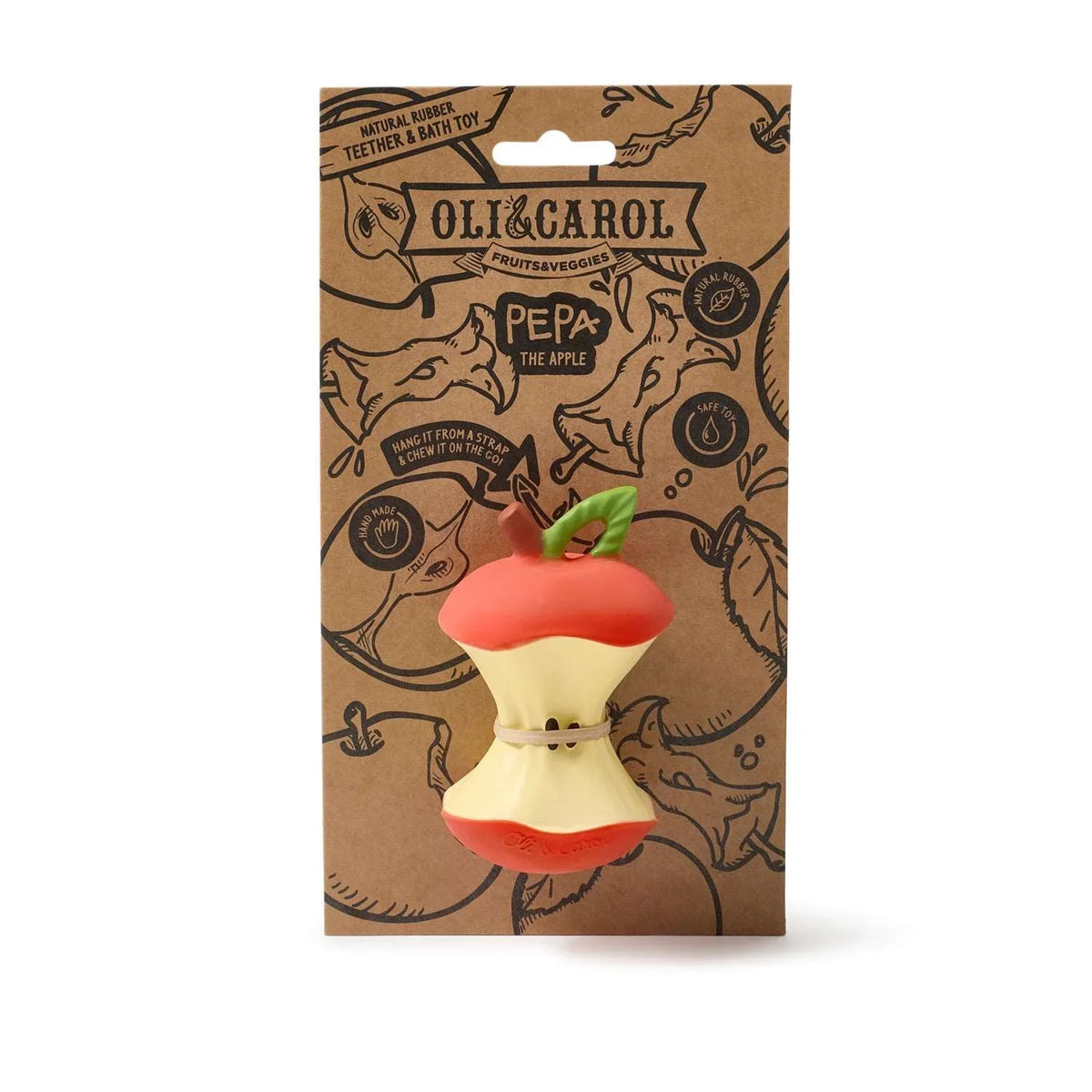 Oli & Carol Pepa the apple teething ring