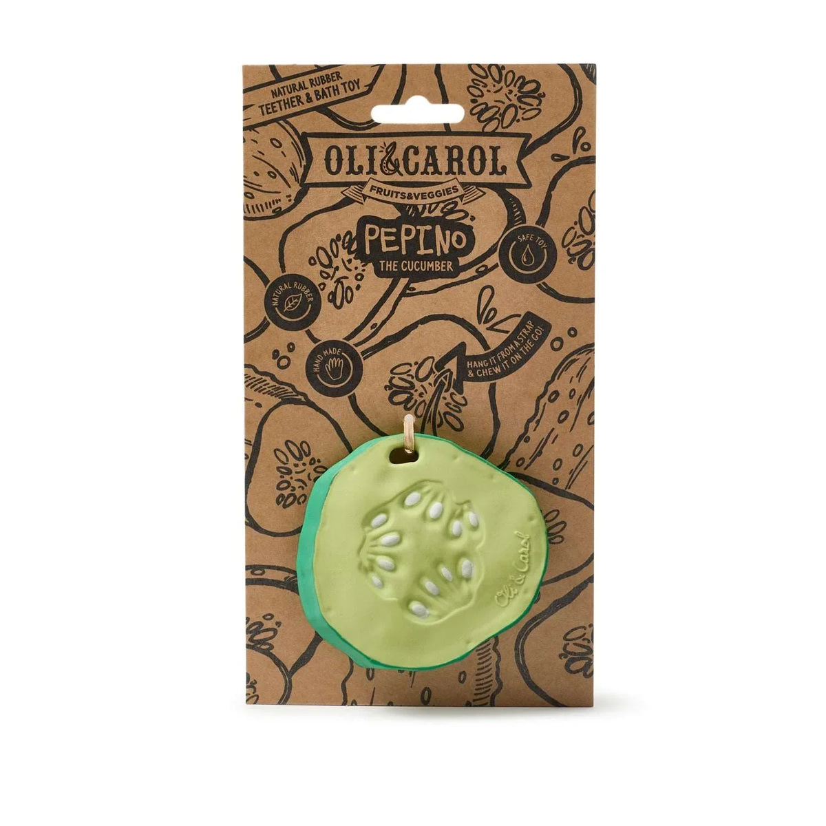 Oli & Carol Pepino the cucumber bite ring