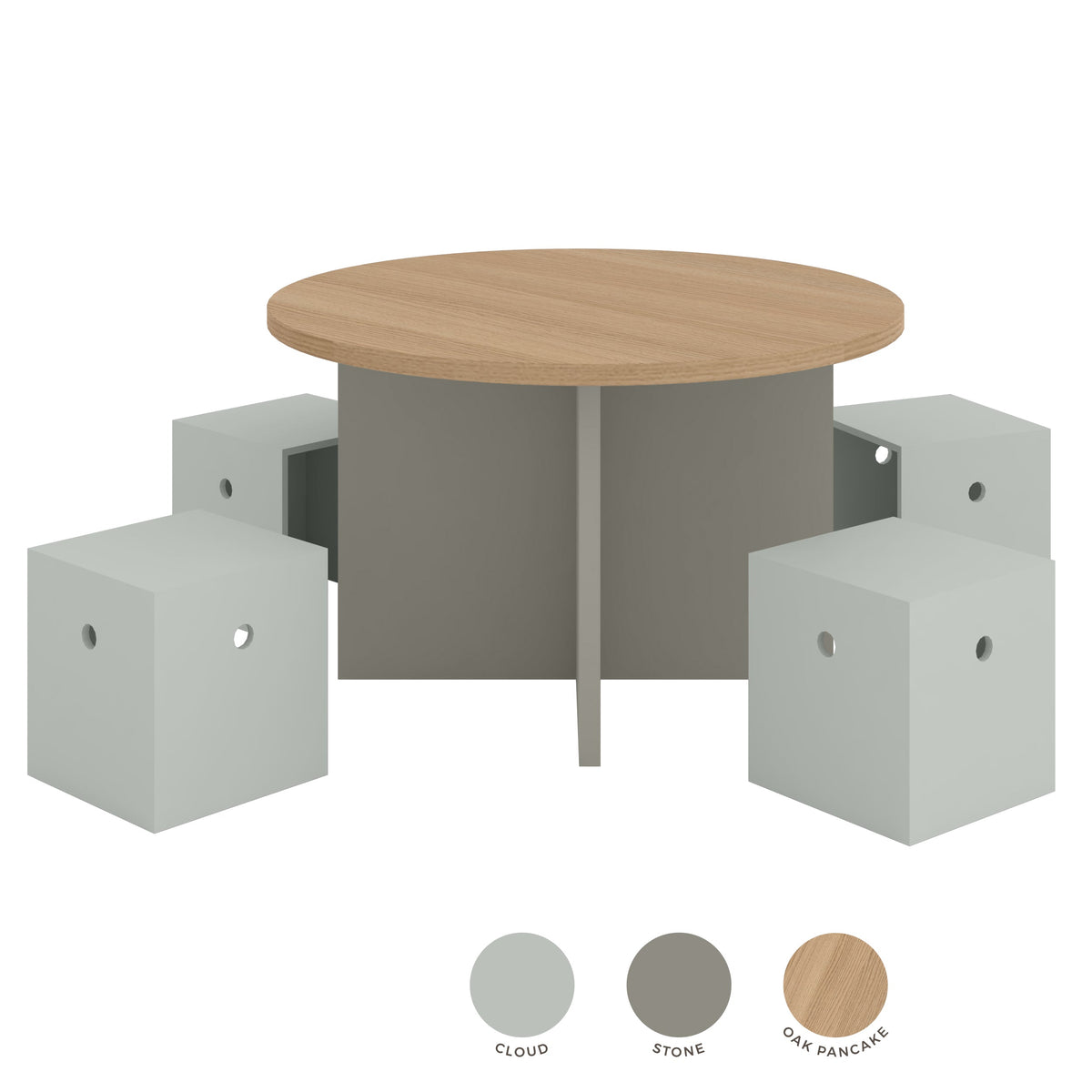 Tavolo da gioco rotondo Muba Design, Redondo
