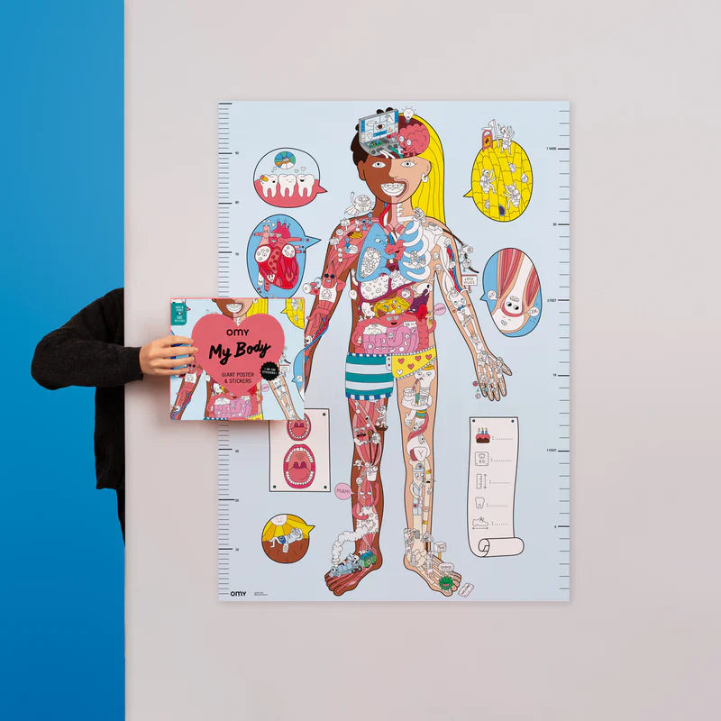 OMY Such- und Findeposter My Body