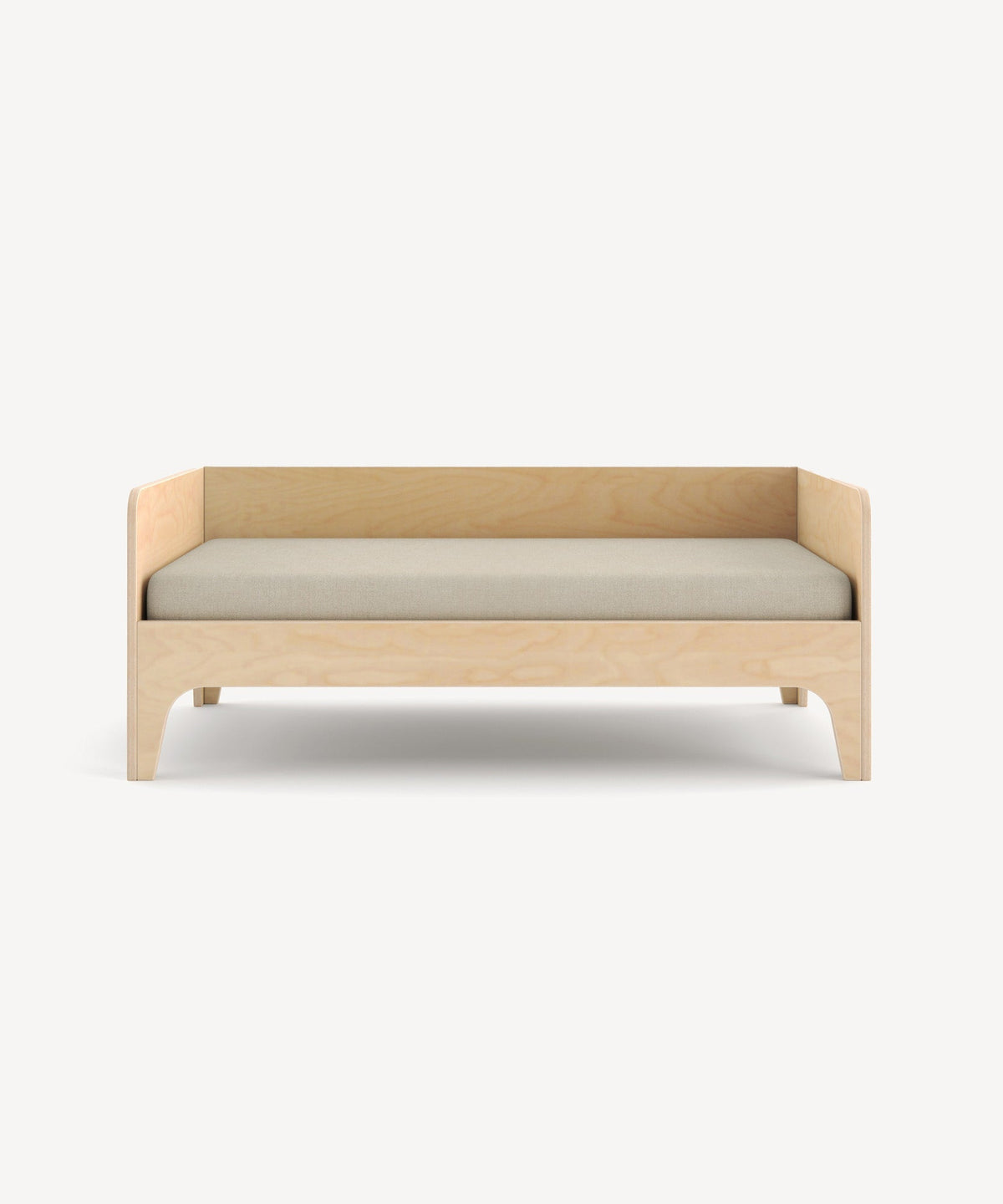 Oeuf NYC Perch toddler bed, white / birch