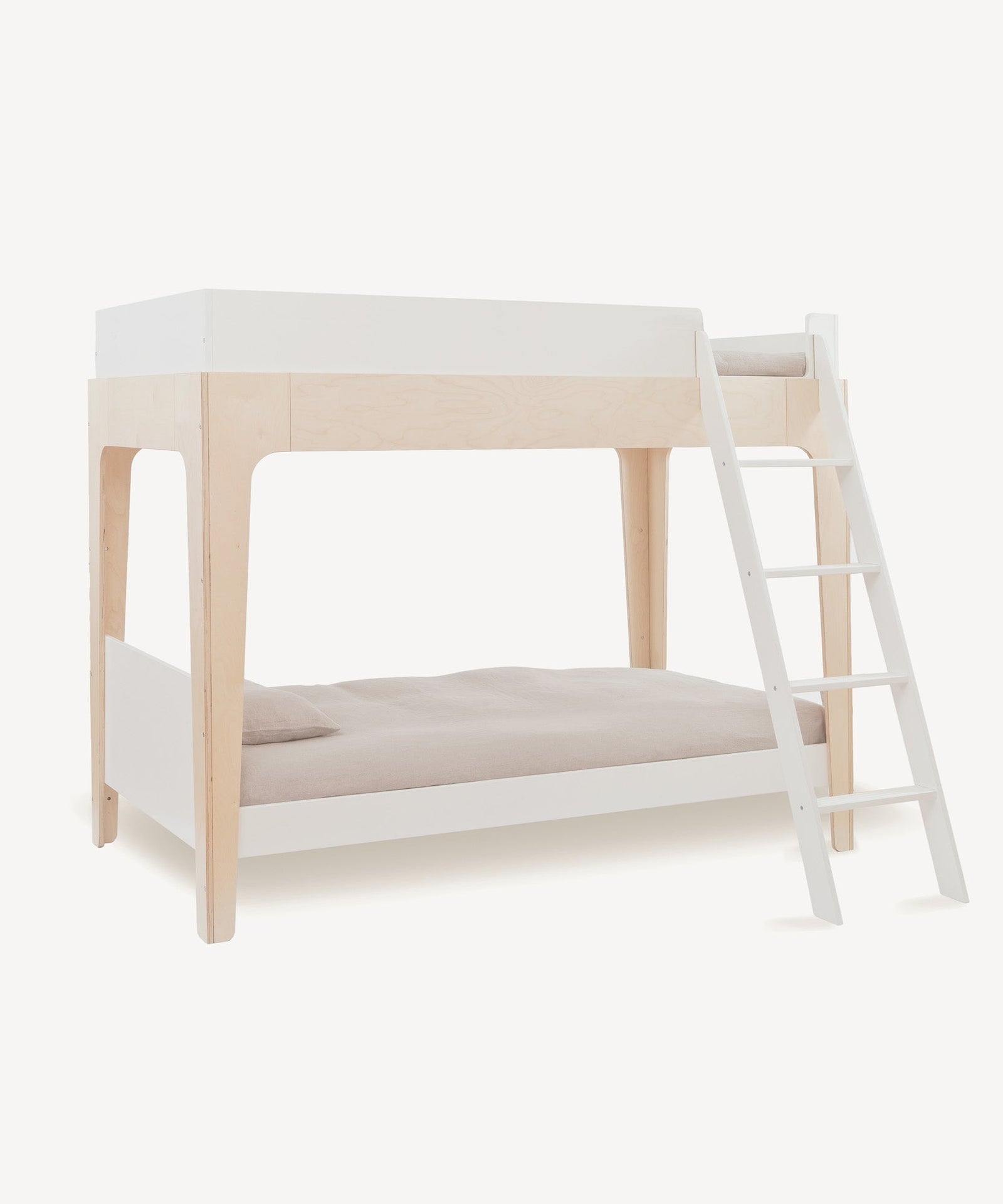 Oeuf NYC Perch Etagenbett, Weiss / Birke