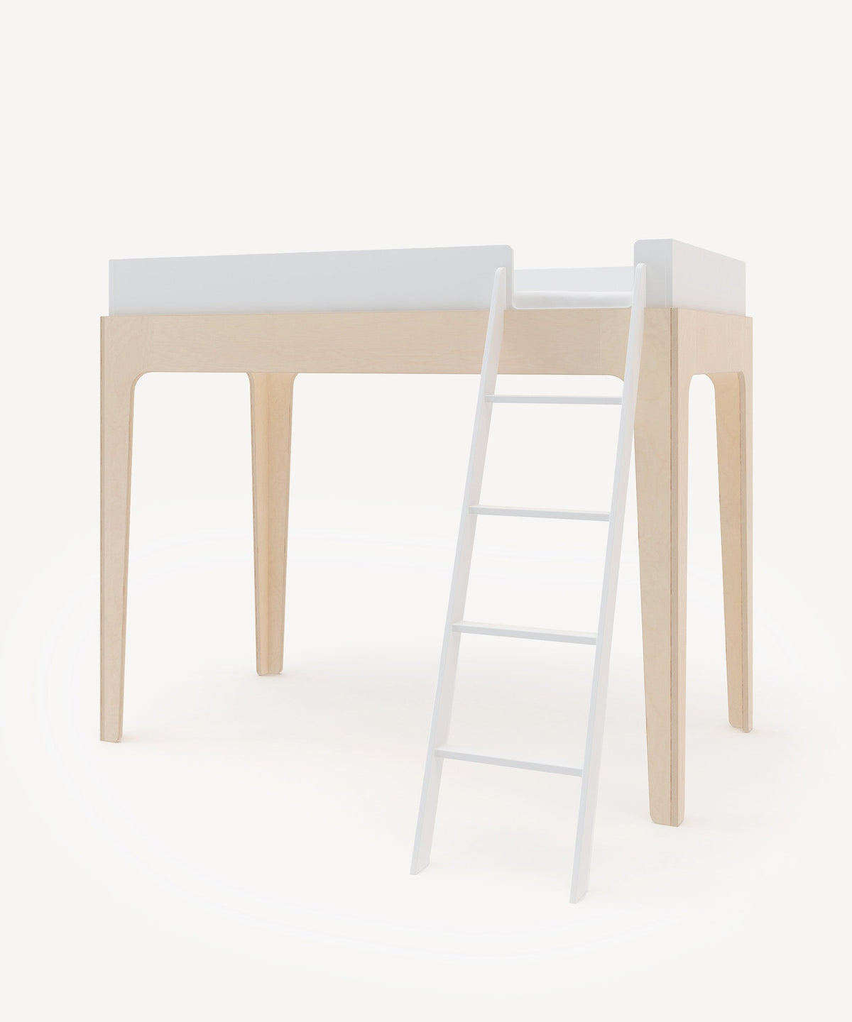 Oeuf NYC Perch loft bed, white / birch