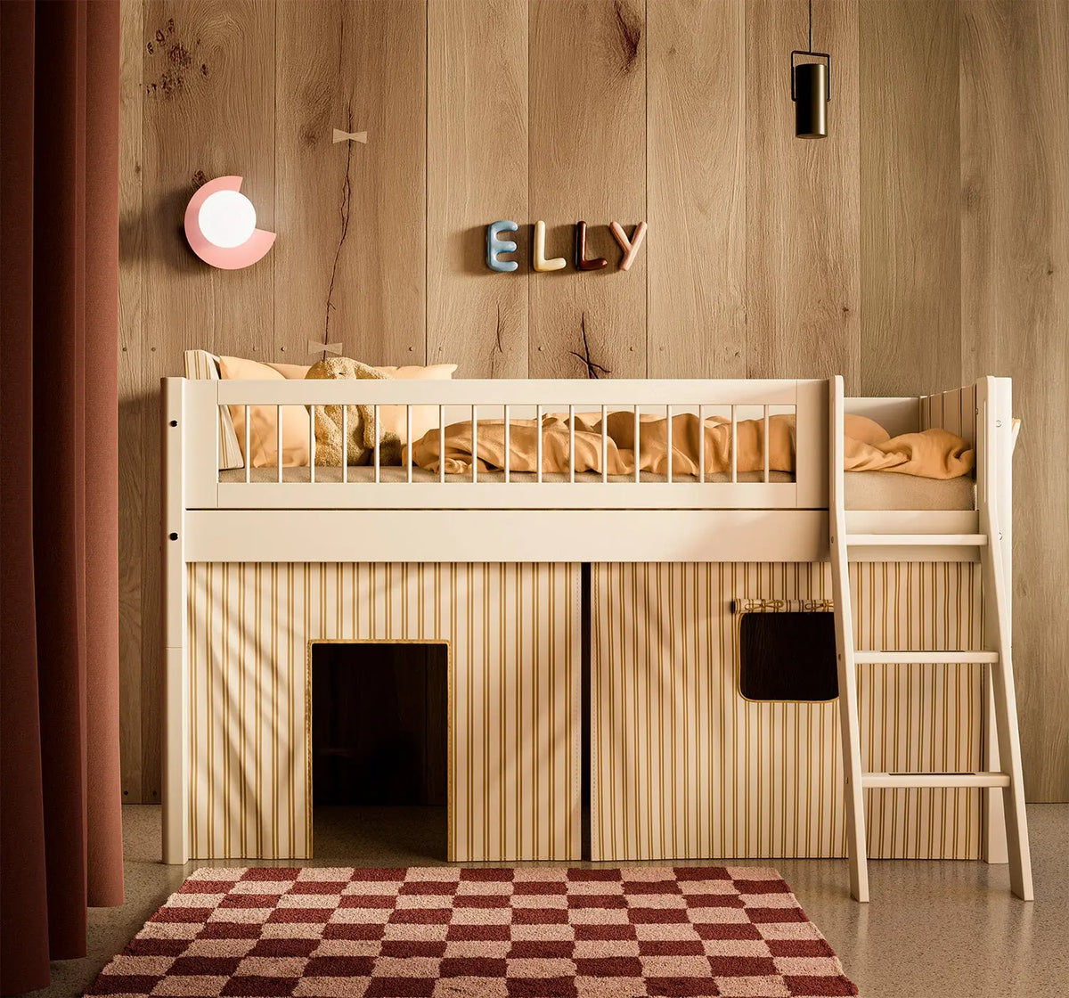 Flexa Dawn Play curtains with Stripes Stripes