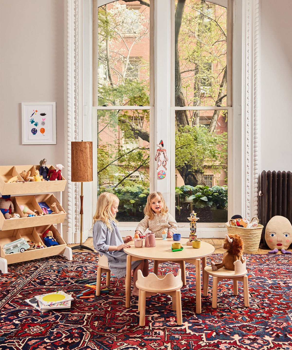 Oeuf NYC Toy Store, white / birch
