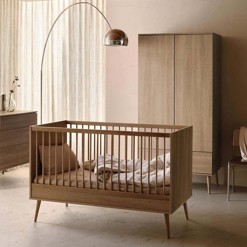 Quax FLOW bed 140 x 70 cm - Honey Ash