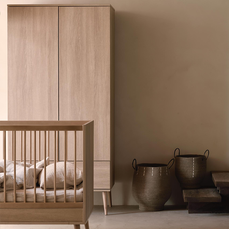 Quax FLOW bed 140 x 70 cm - Honey Ash
