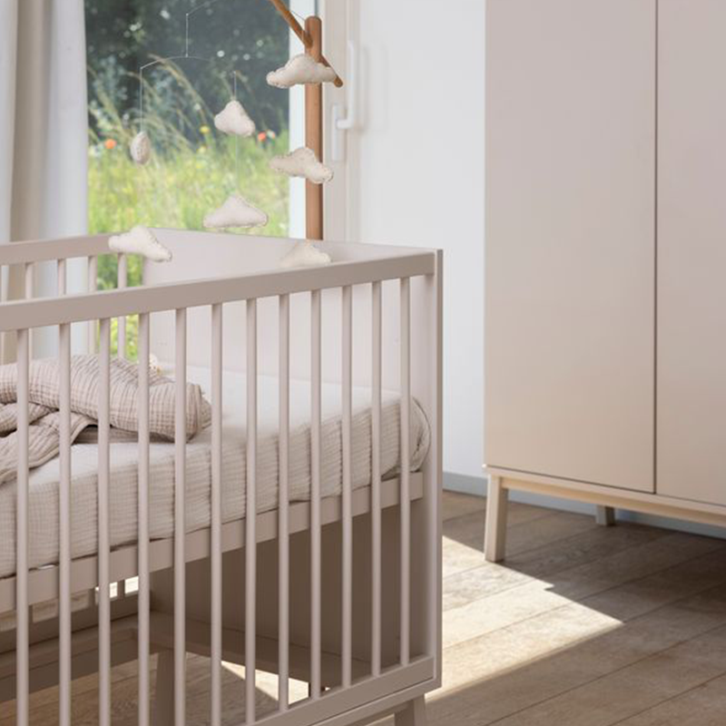 Letto Quax ASHI 140 x 70 cm - Argilla