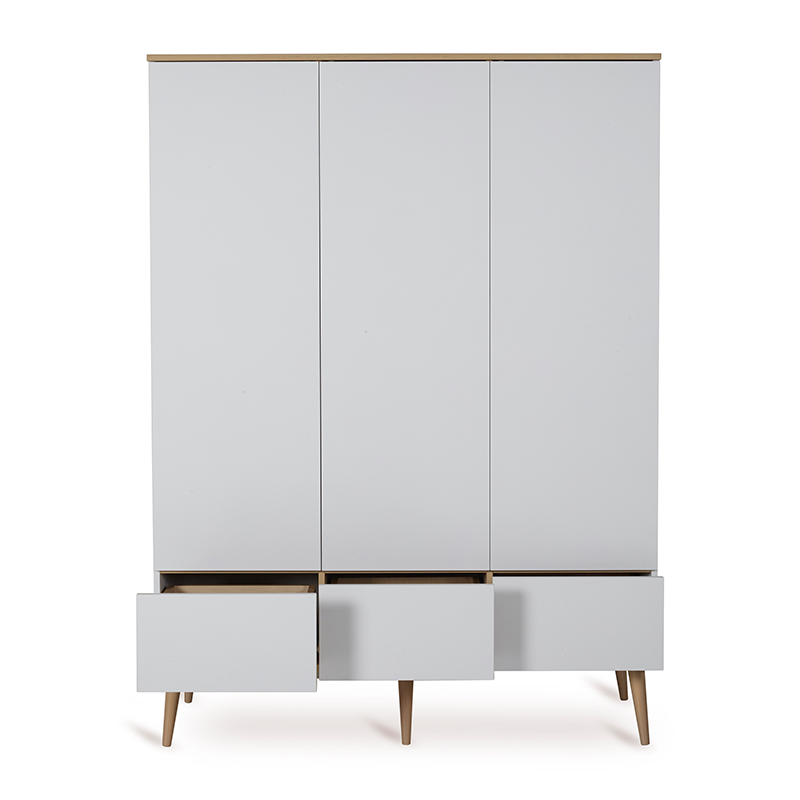 Quax FLOW wardrobe XL - White & Oak