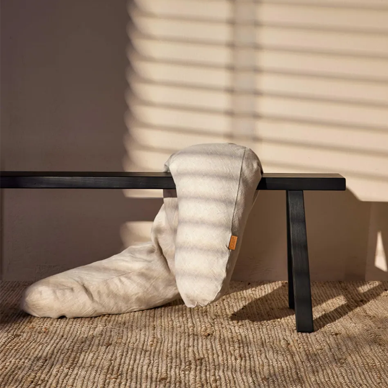 Quax Coussin d'allaitement XL - Lin naturel