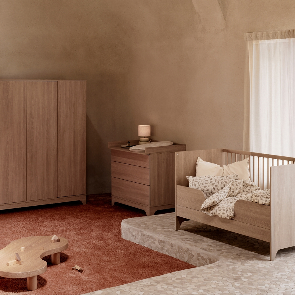 Quax TSUGI bed 140 x 70 cm - Honey Ash