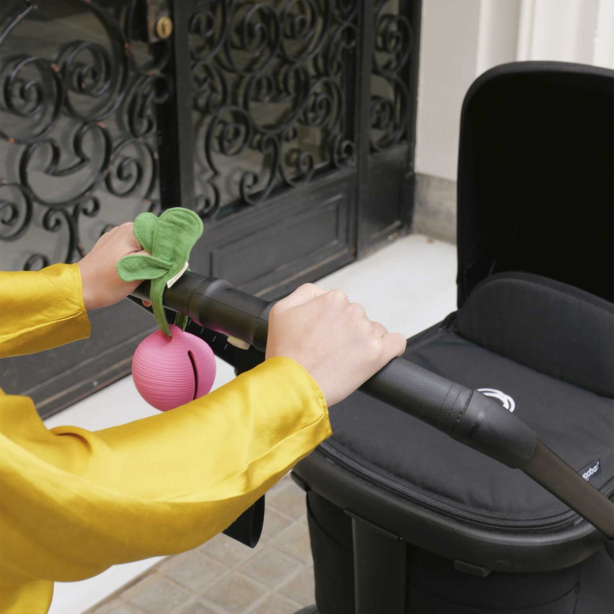 Oli & Carol Ramona the radish pacifier holder