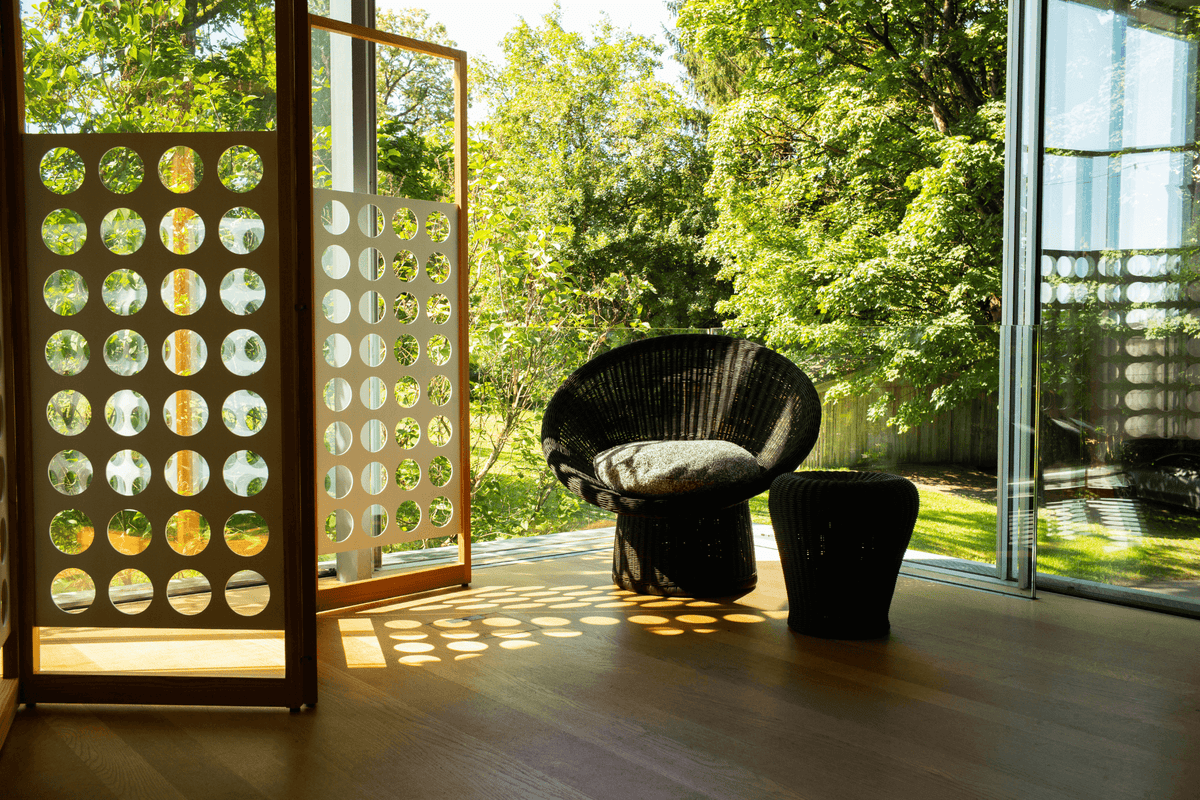 Richard Lampert E14 Rattan natur