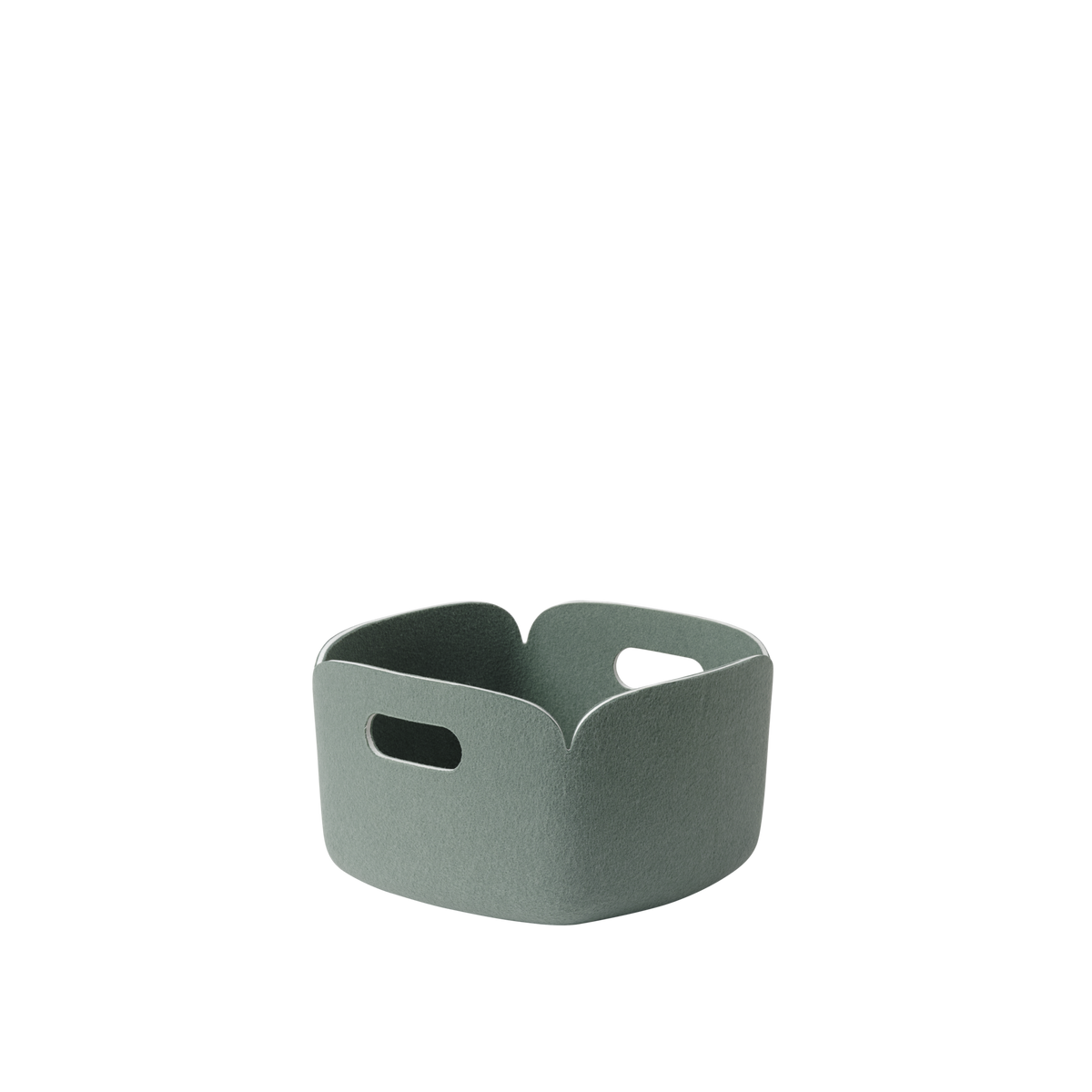 Muuto Restore storage basket 28 x 28 cm dusty green