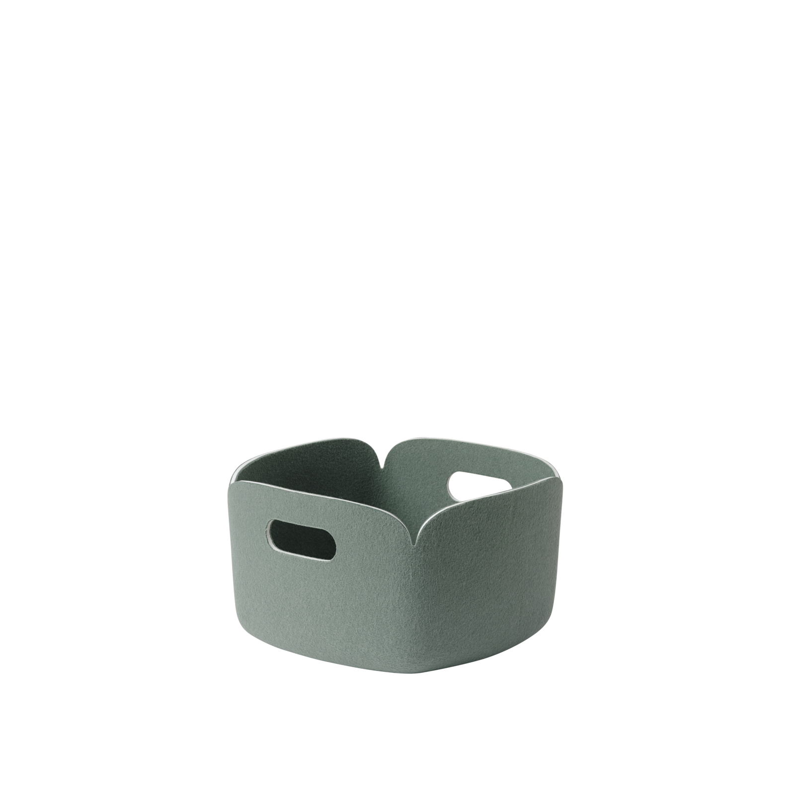 Muuto Restore Corbeille de rangement 28 x 28 cm Vert poussière