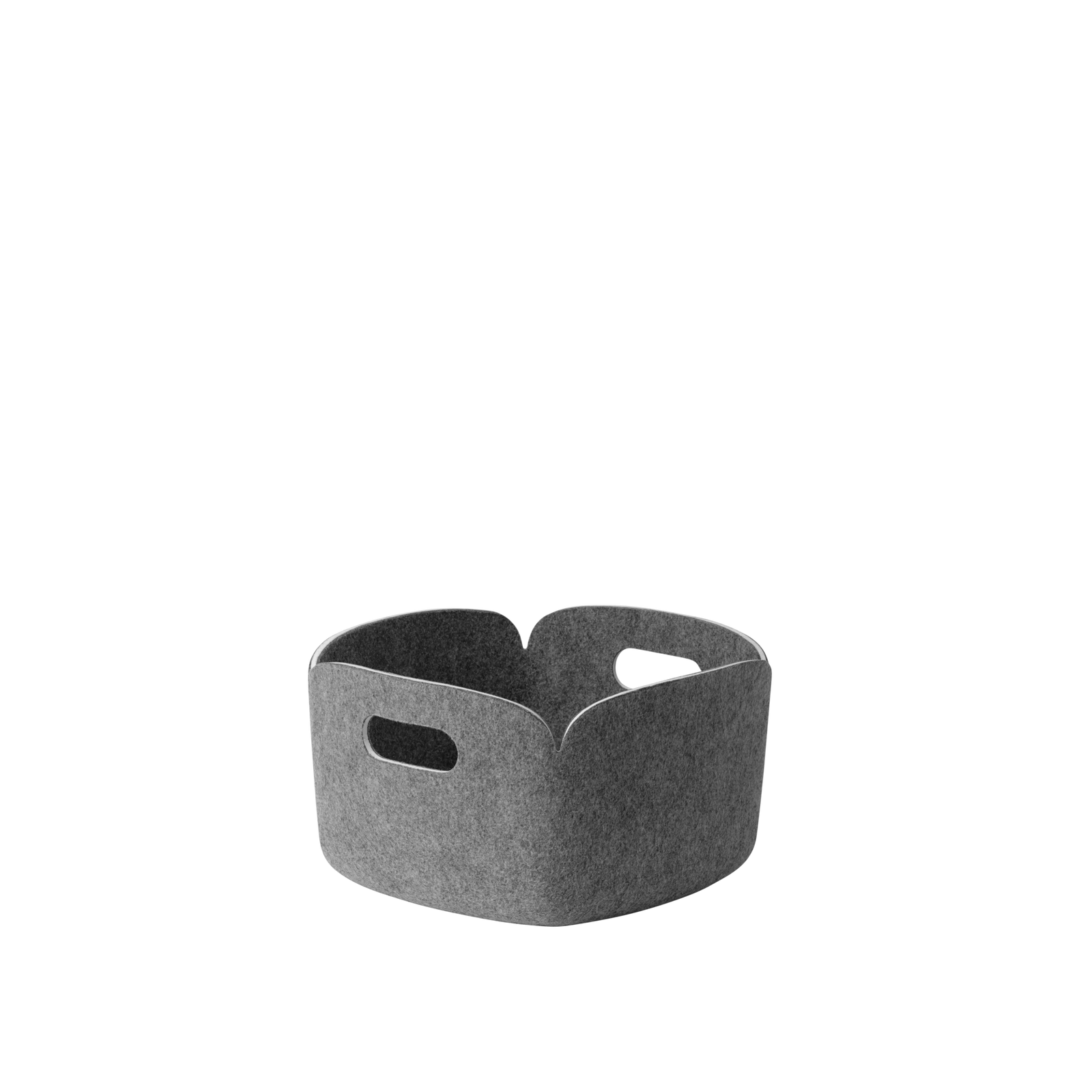Muuto Restore Corbeille de rangement 28 x 28 cm Gris Melange