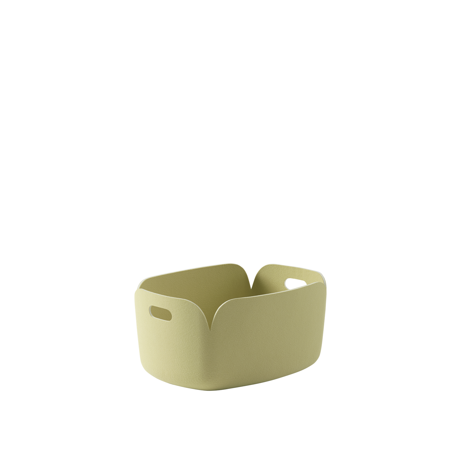 Muuto Restore Corbeille de rangement 48 x 35 cm Beige Vert