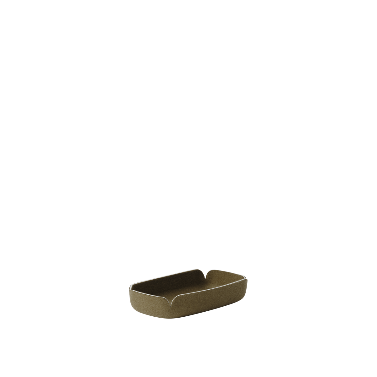 Muuto Restore Plateau de rangement 40 x 31 cm Vert marron