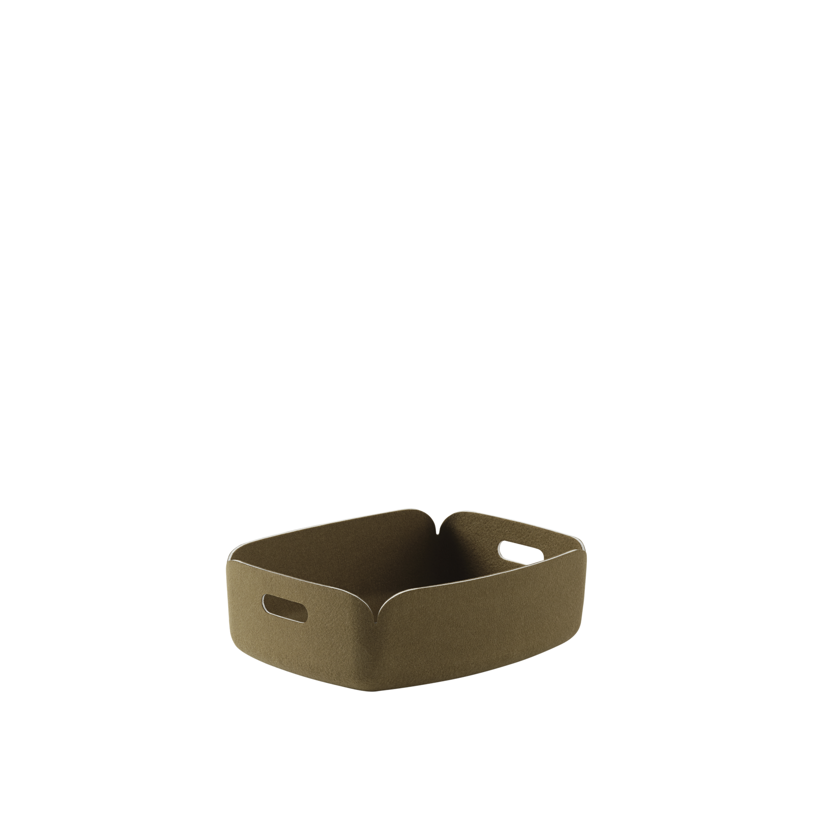 Muuto Restore Plateau de rangement 40 x 31 cm Vert marron