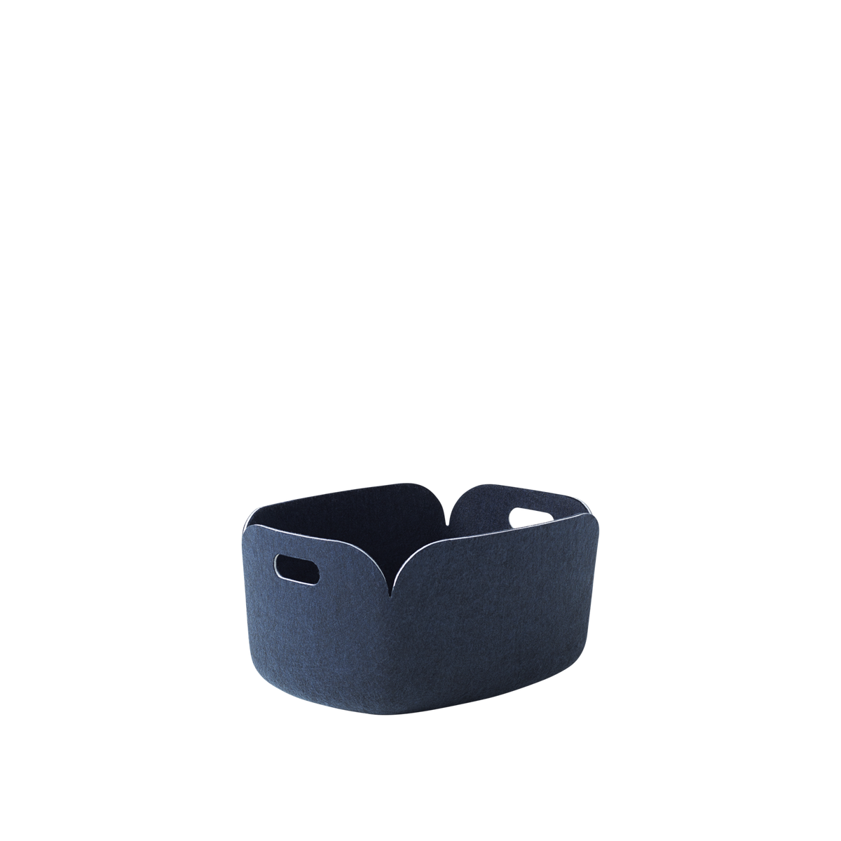 Muuto Restore storage basket 48 x 35 cm night blue