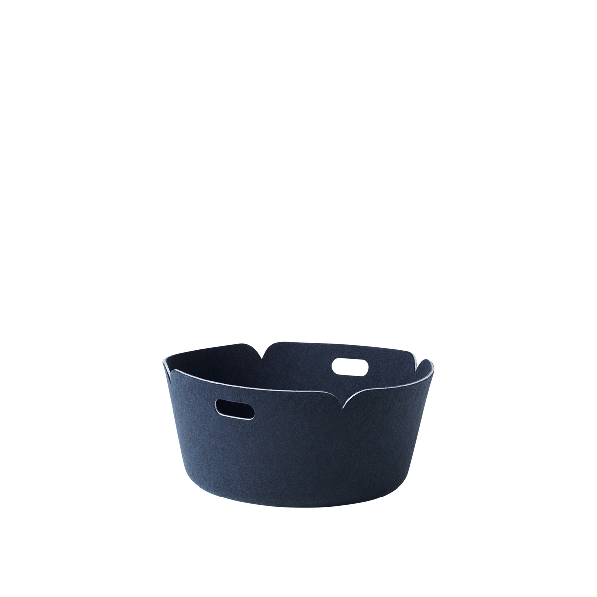 Muuto Restore cestino rotondo notte blu