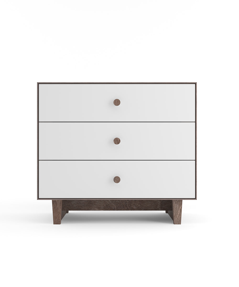 Oeuf NYC Rhea Kommode mit 3 Schubladen, Walnuss