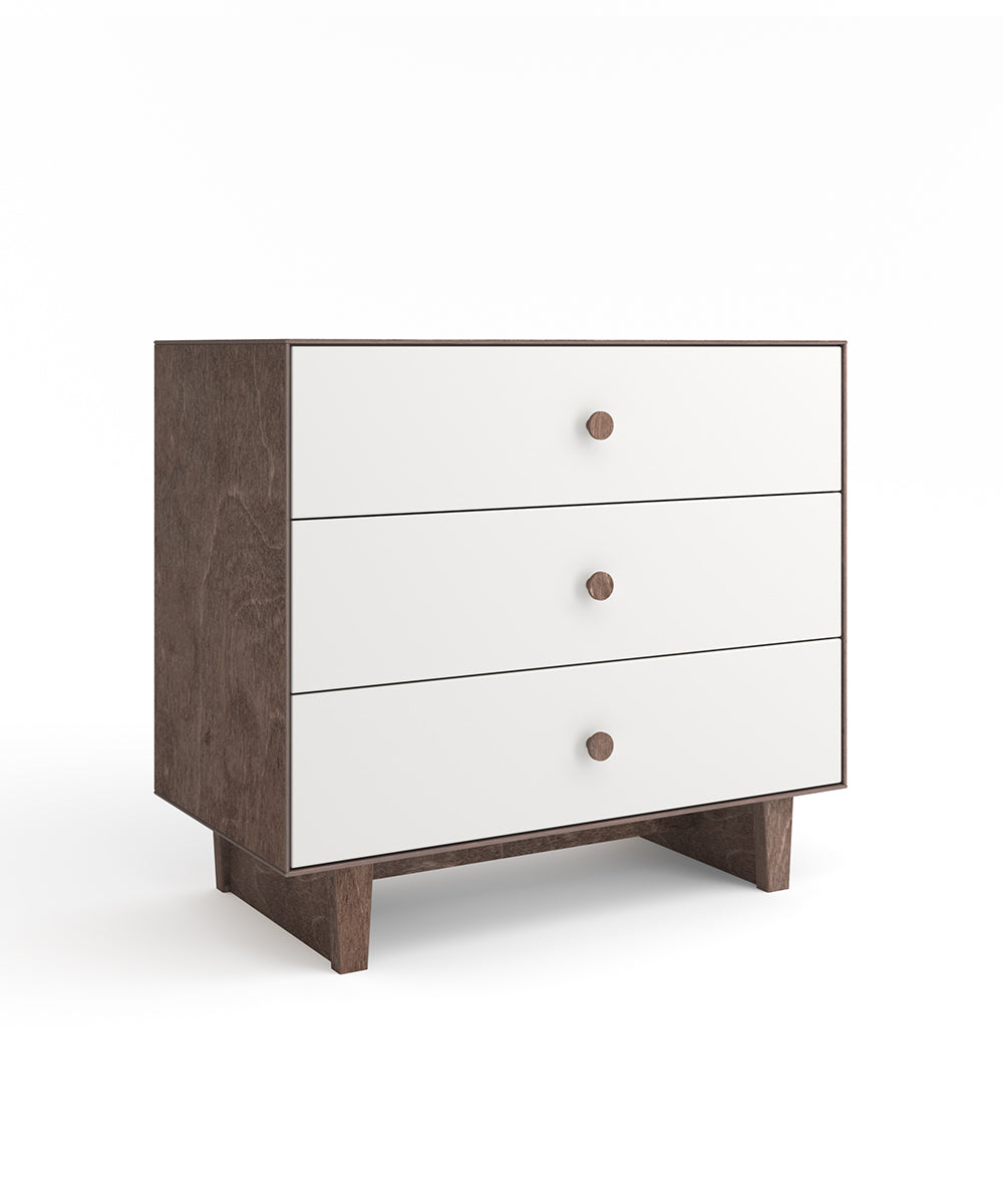 Oeuf NYC Rhea Commode 3 tiroirs, noyer