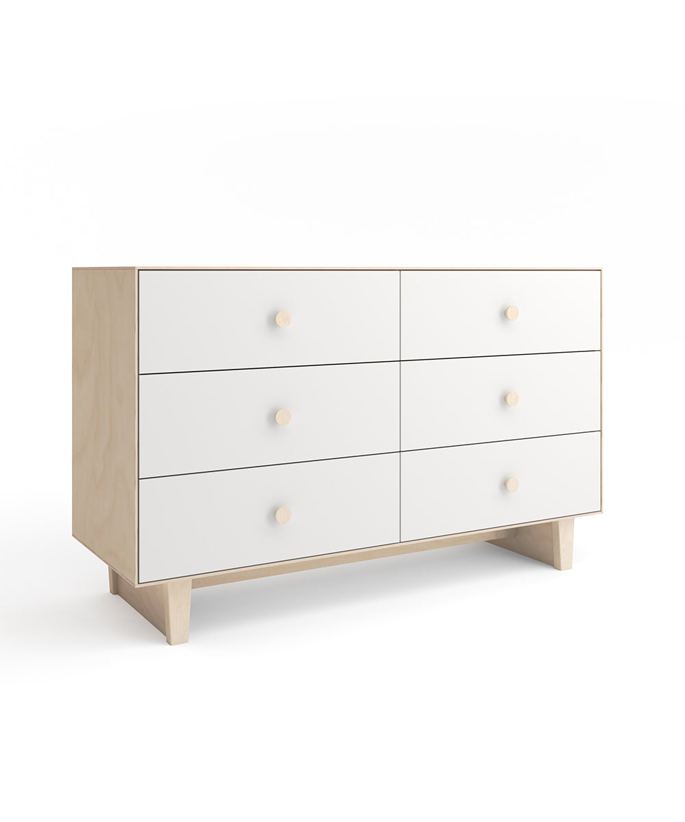Oeuf NYC Rhea Commode 6 tiroirs, bouleau