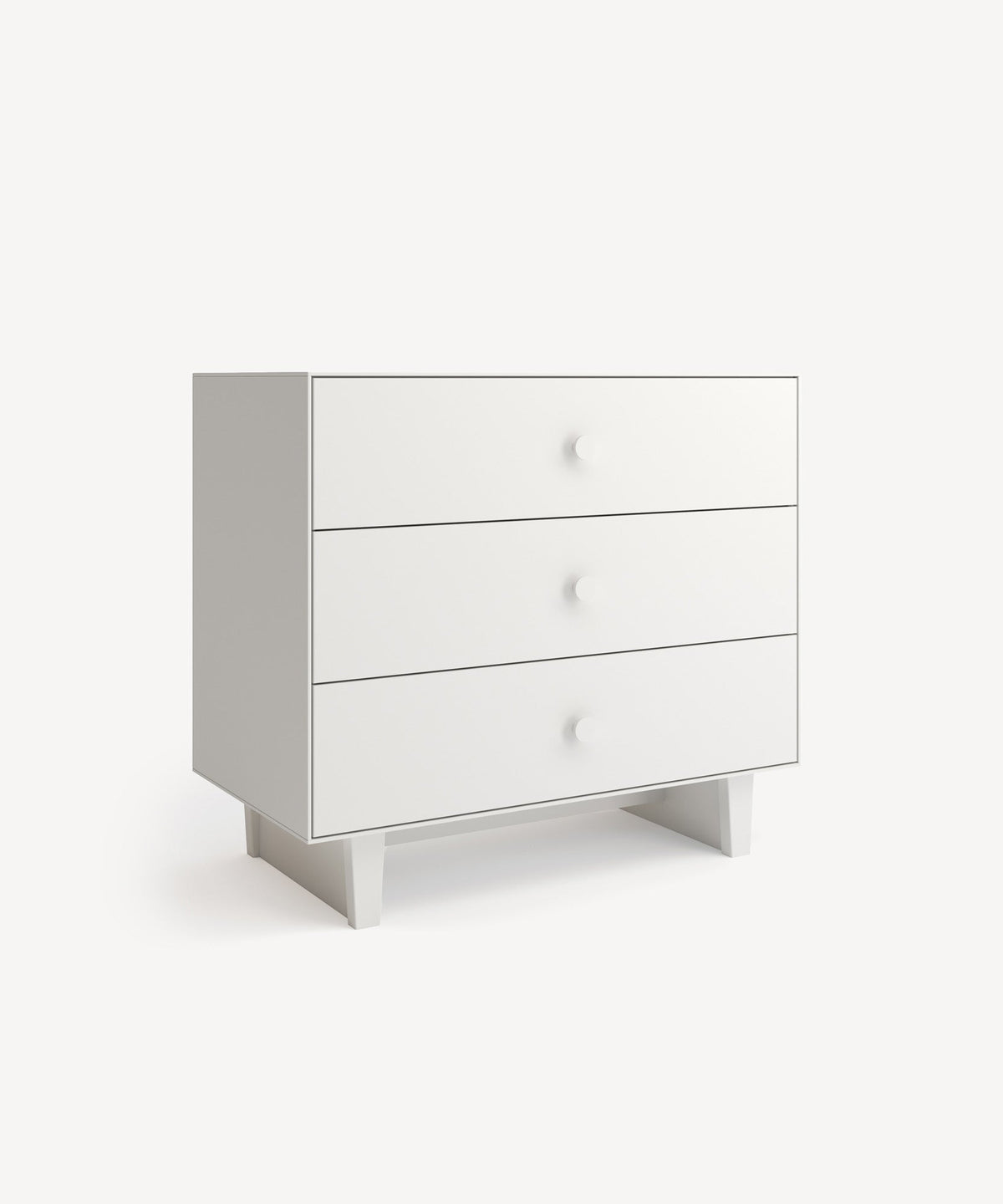 Cassettiera Rhea di Oeuf NYC con 3 cassetti, bianco