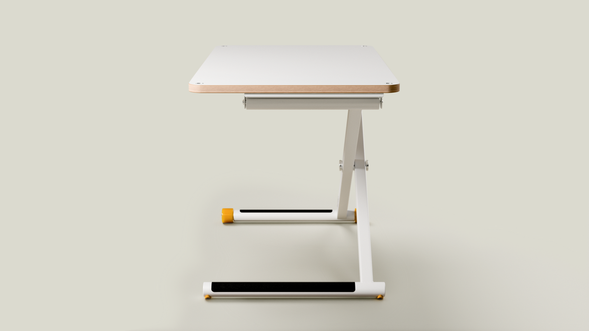 Poptop height-adjustable children's desk white