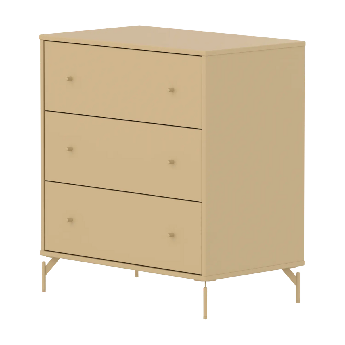 Flexa Saga Kommode, 3 Schubladen Sand