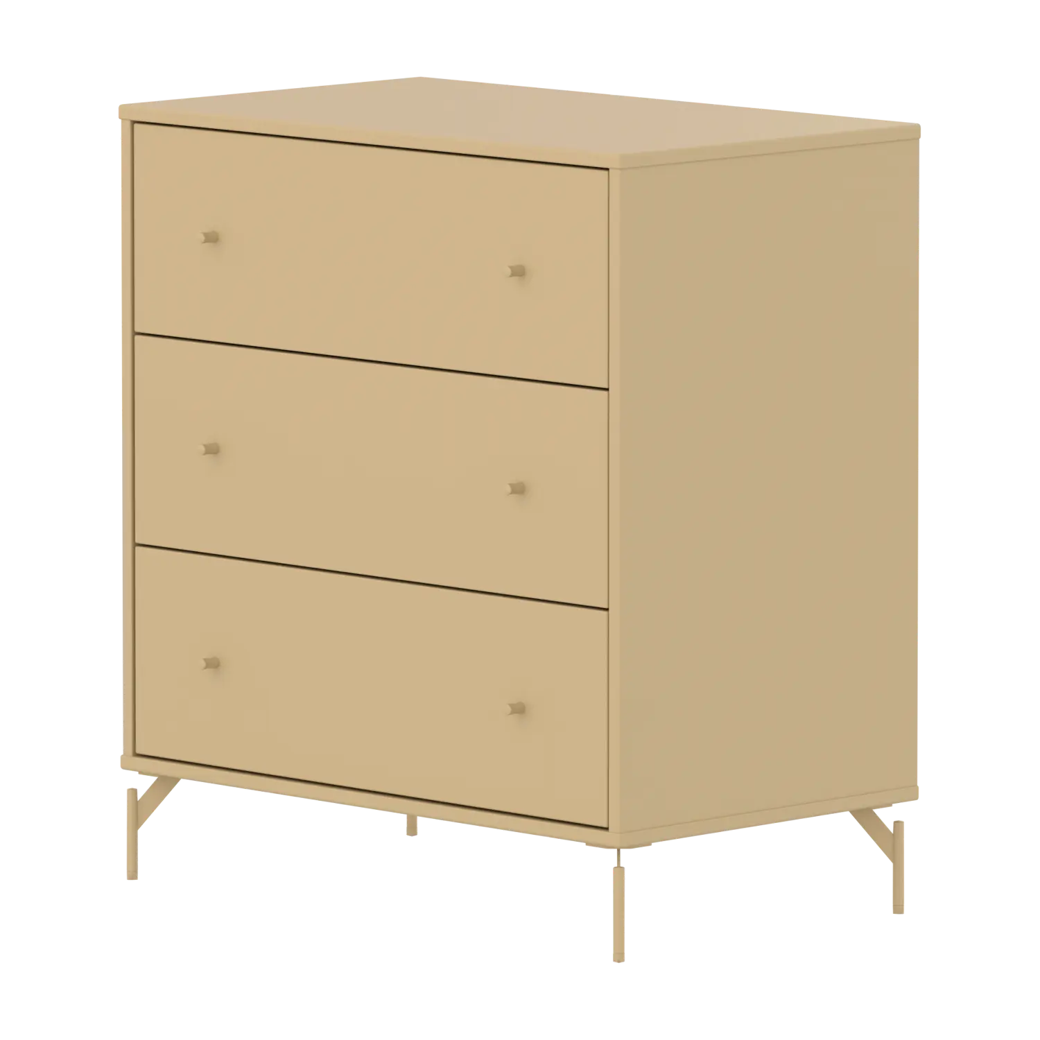 Flexa Saga Kommode, 3 Schubladen Sand