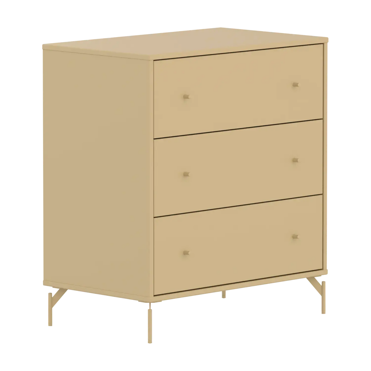 Flexa Saga Kommode, 3 Schubladen Sand