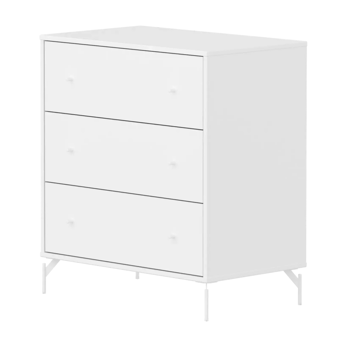 Flexa Saga Kommode, 3 Schubladen Weiss