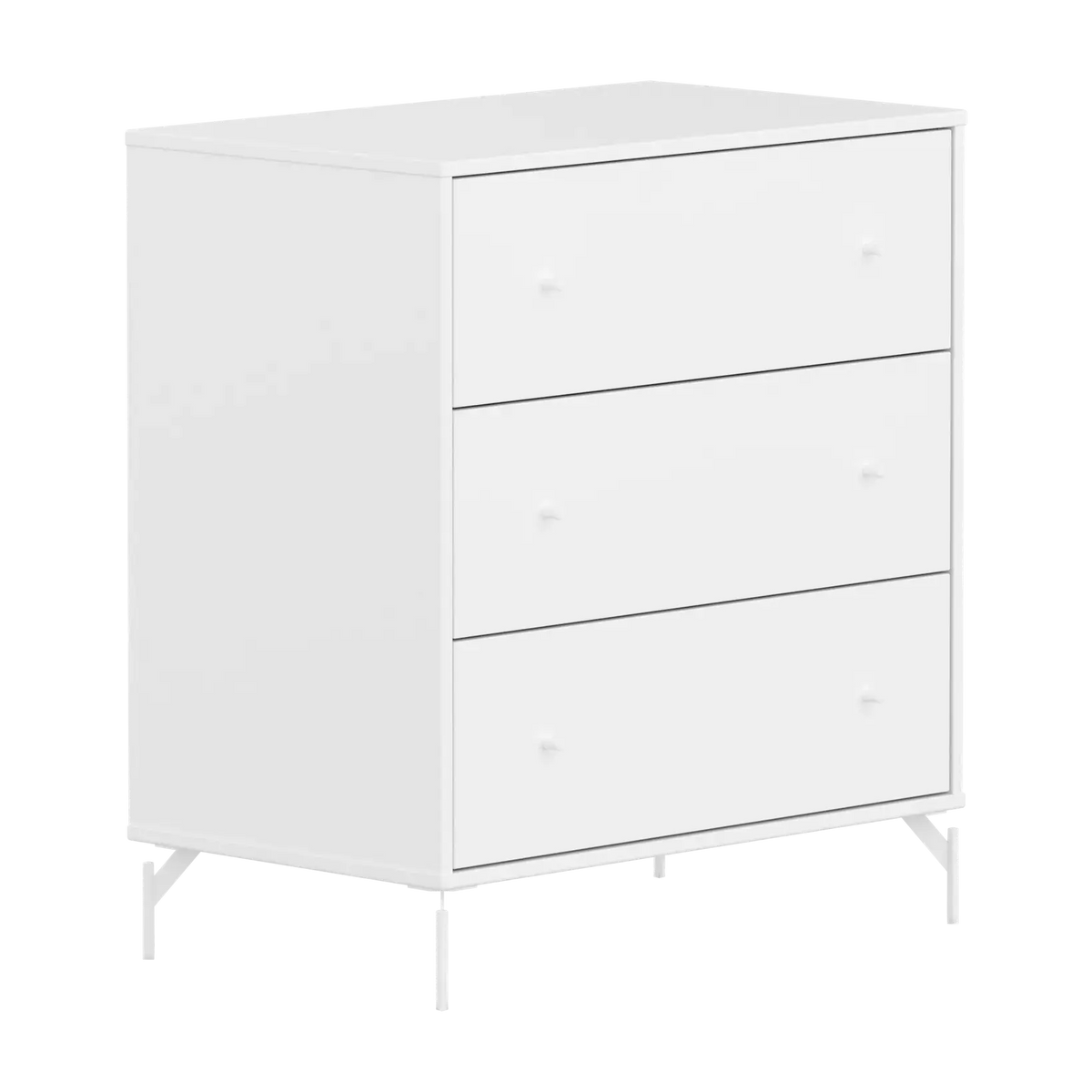 Flexa Saga Kommode, 3 Schubladen Weiss
