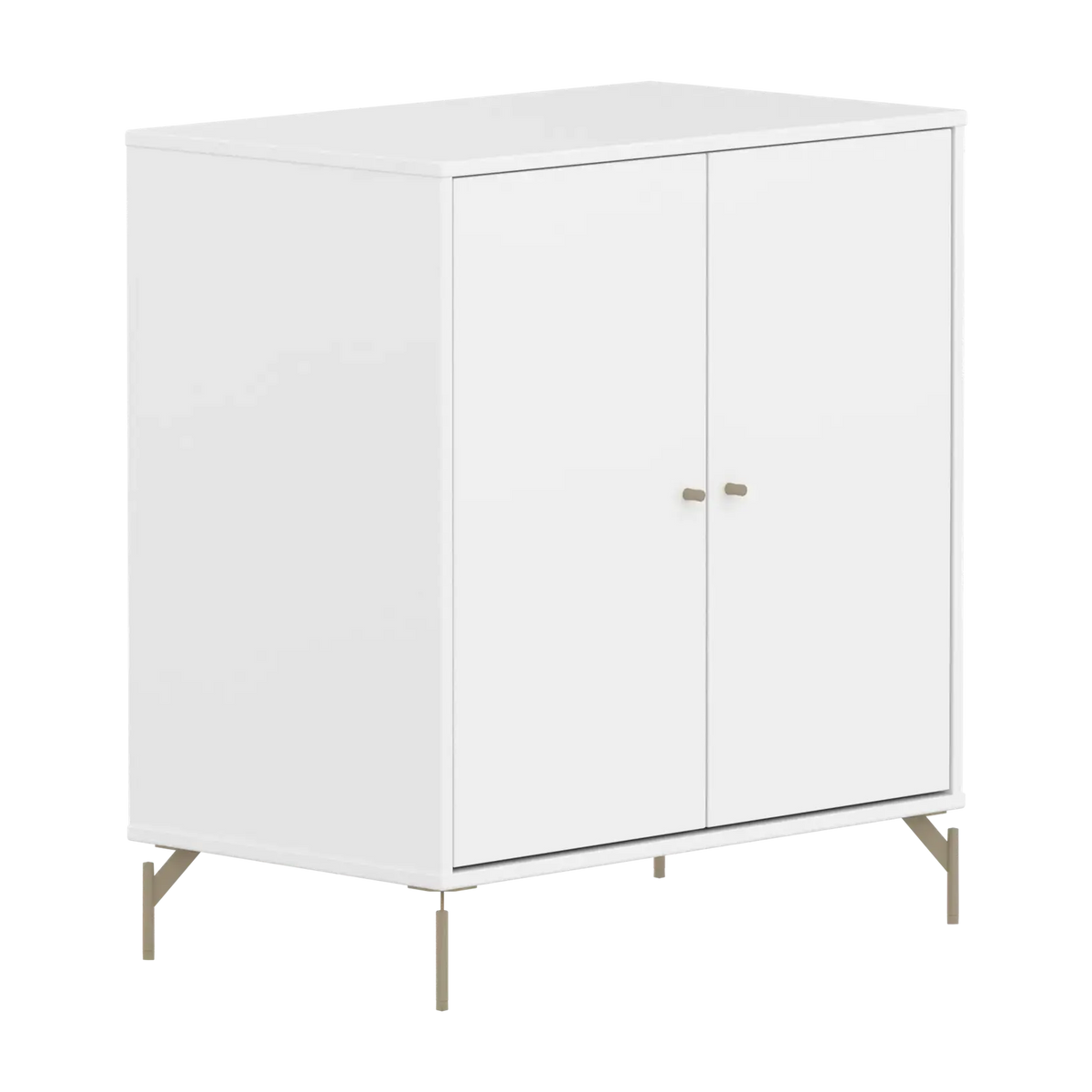 Flexa Saga Schrank, 2 Türen Weiss/Sand