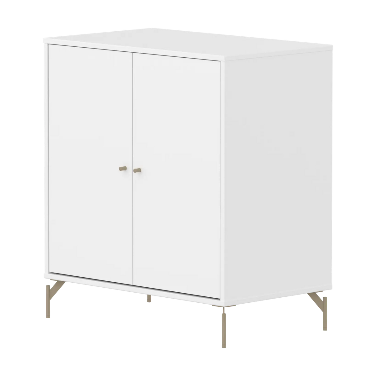Flexa Saga Schrank, 2 Türen Weiss/Sand