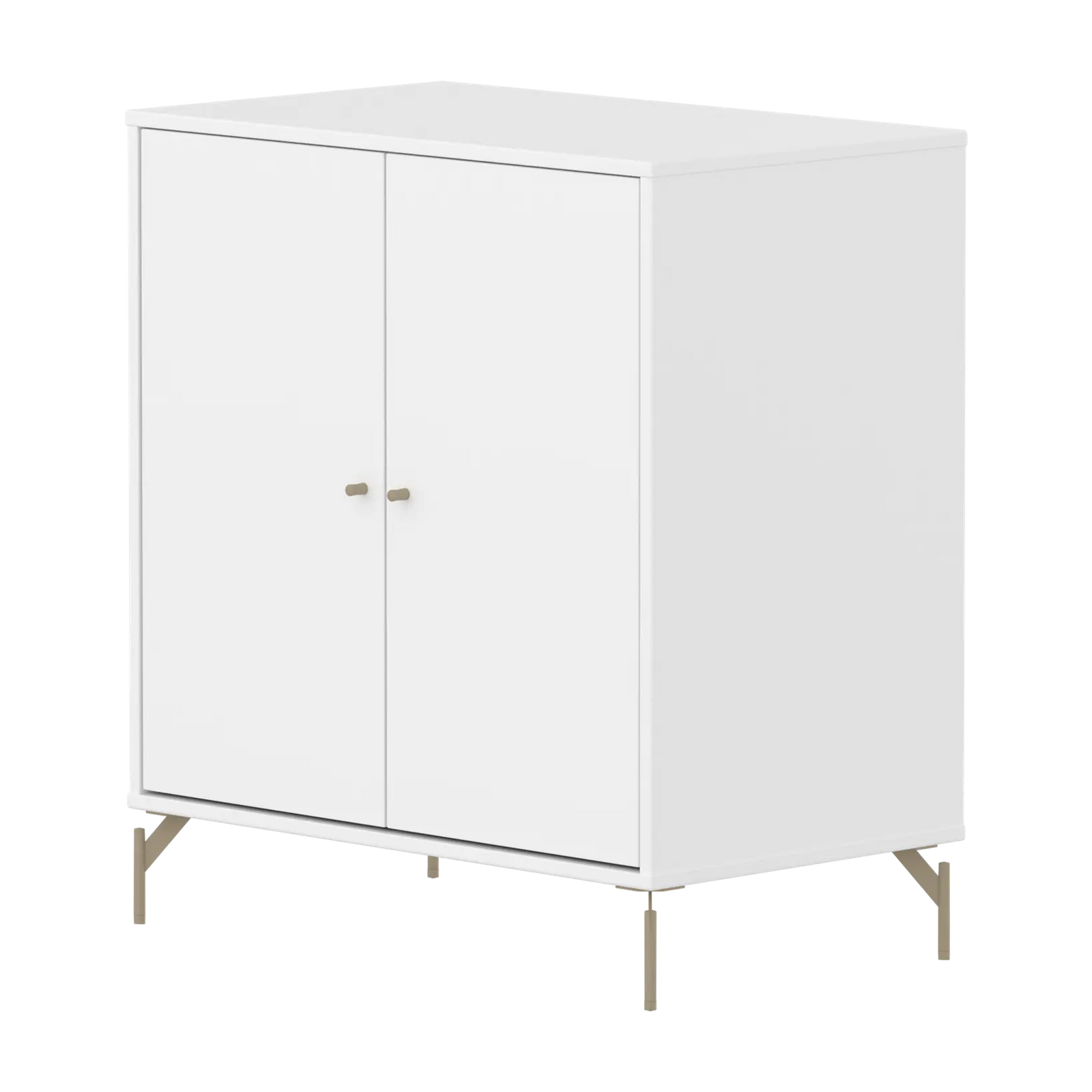 Flexa Saga Schrank, 2 Türen Weiss/Sand