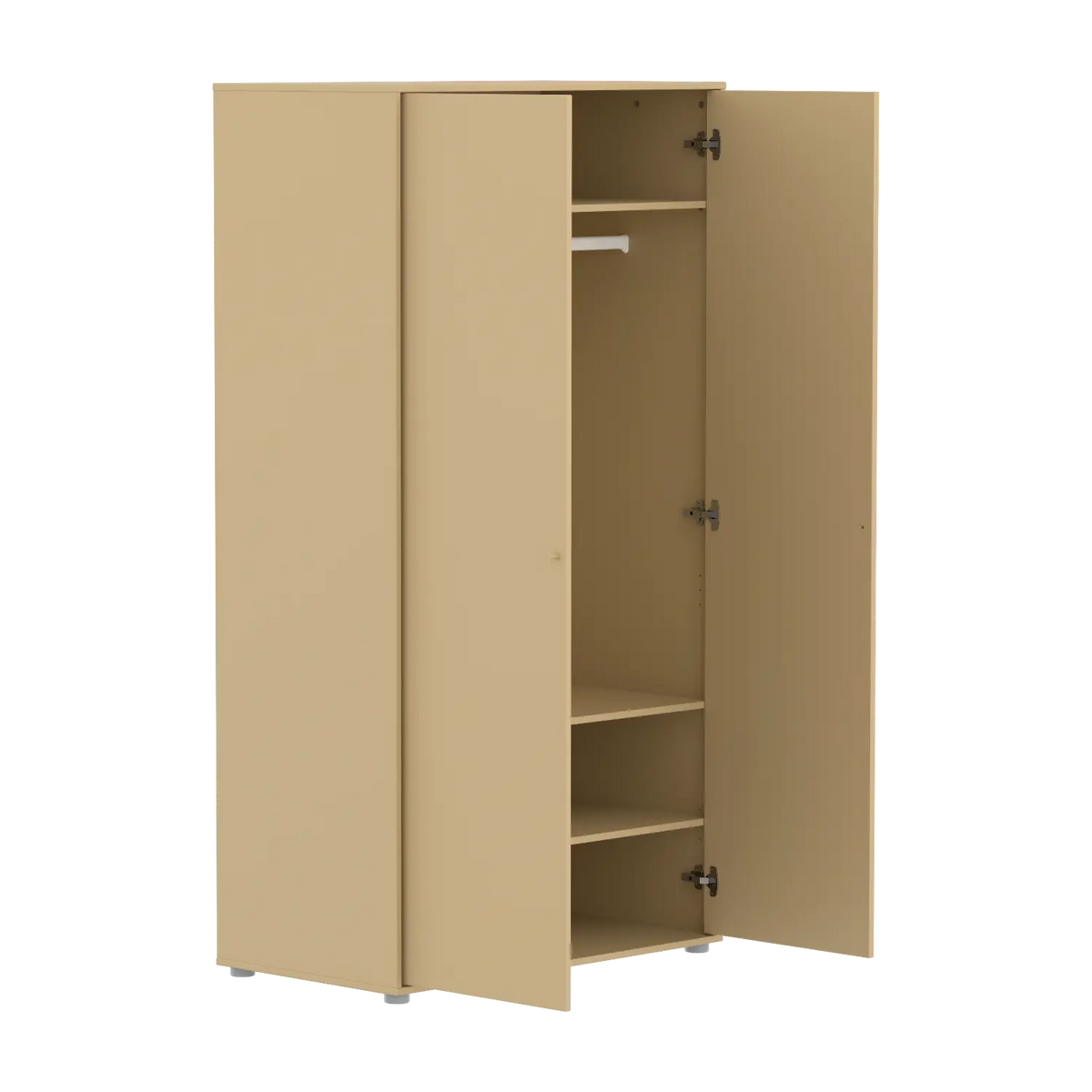 Flexa Saga Kleiderschrank, 2 Türen Sand/Eiche