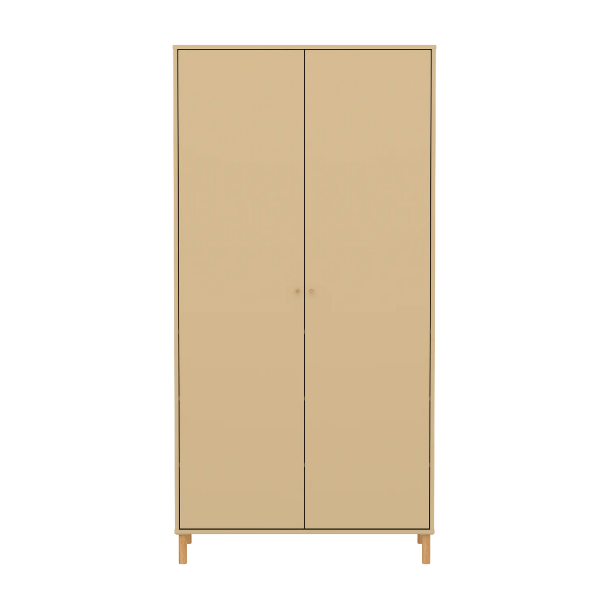 Flexa Saga Kleiderschrank, 2 Türen Sand/Eiche