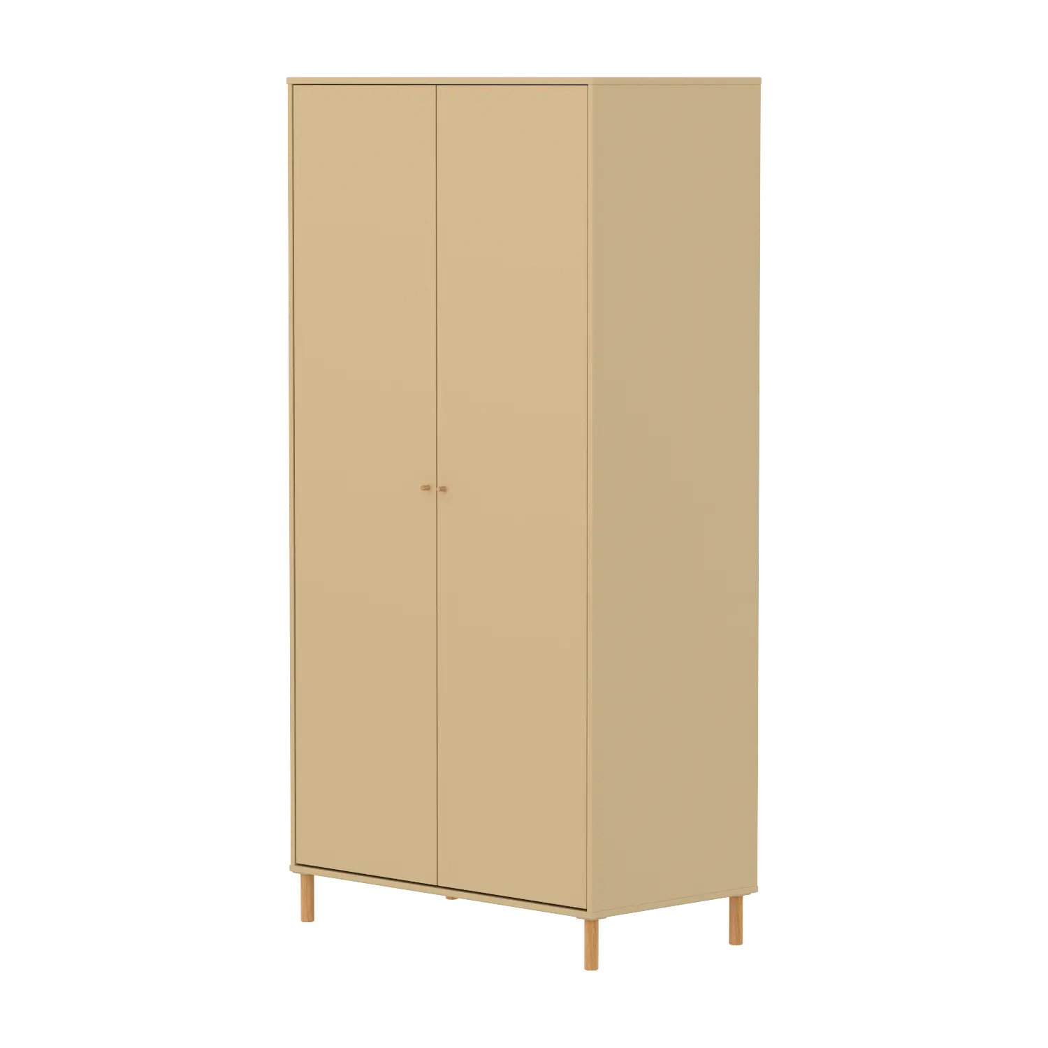Flexa Saga Kleiderschrank, 2 Türen Sand/Eiche