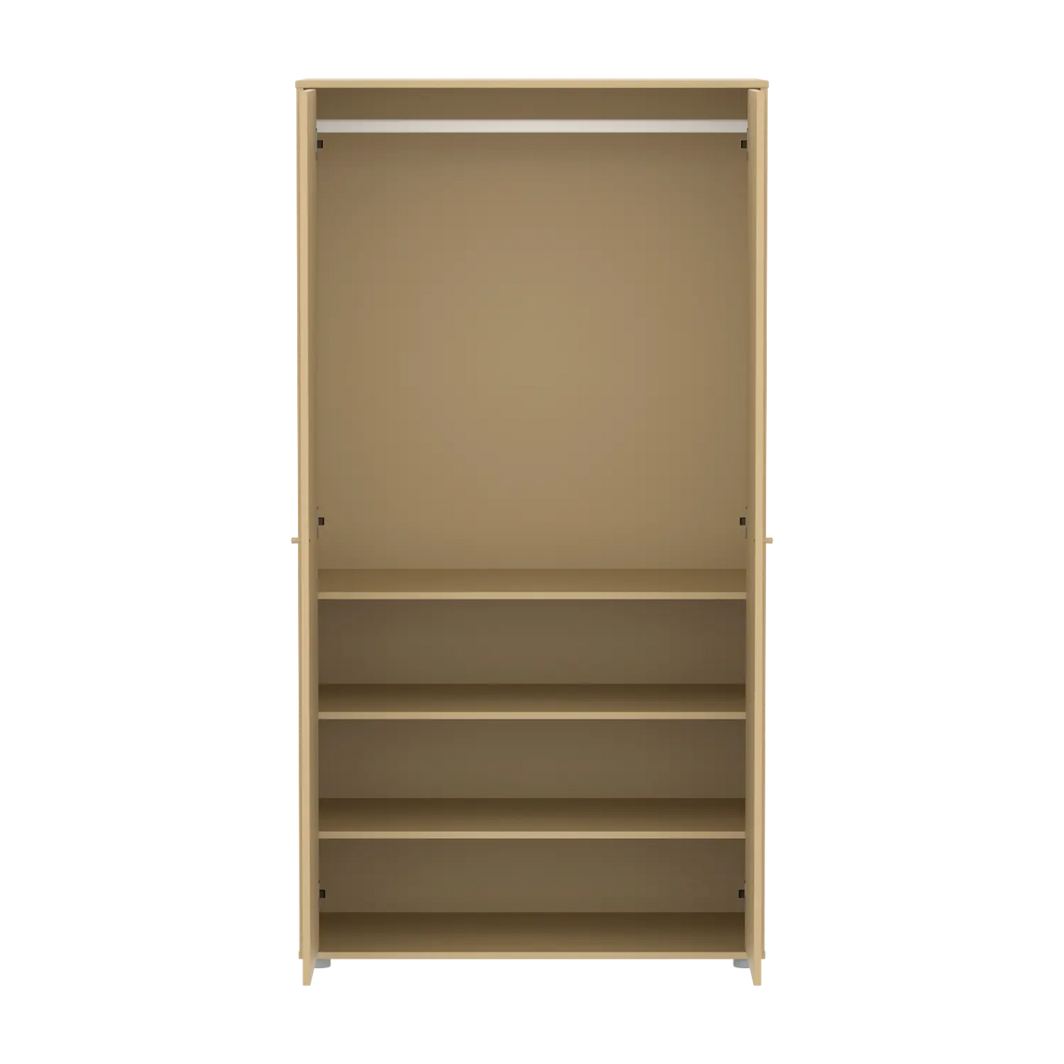 Flexa Saga Kleiderschrank, 2 Türen Sand/Eiche