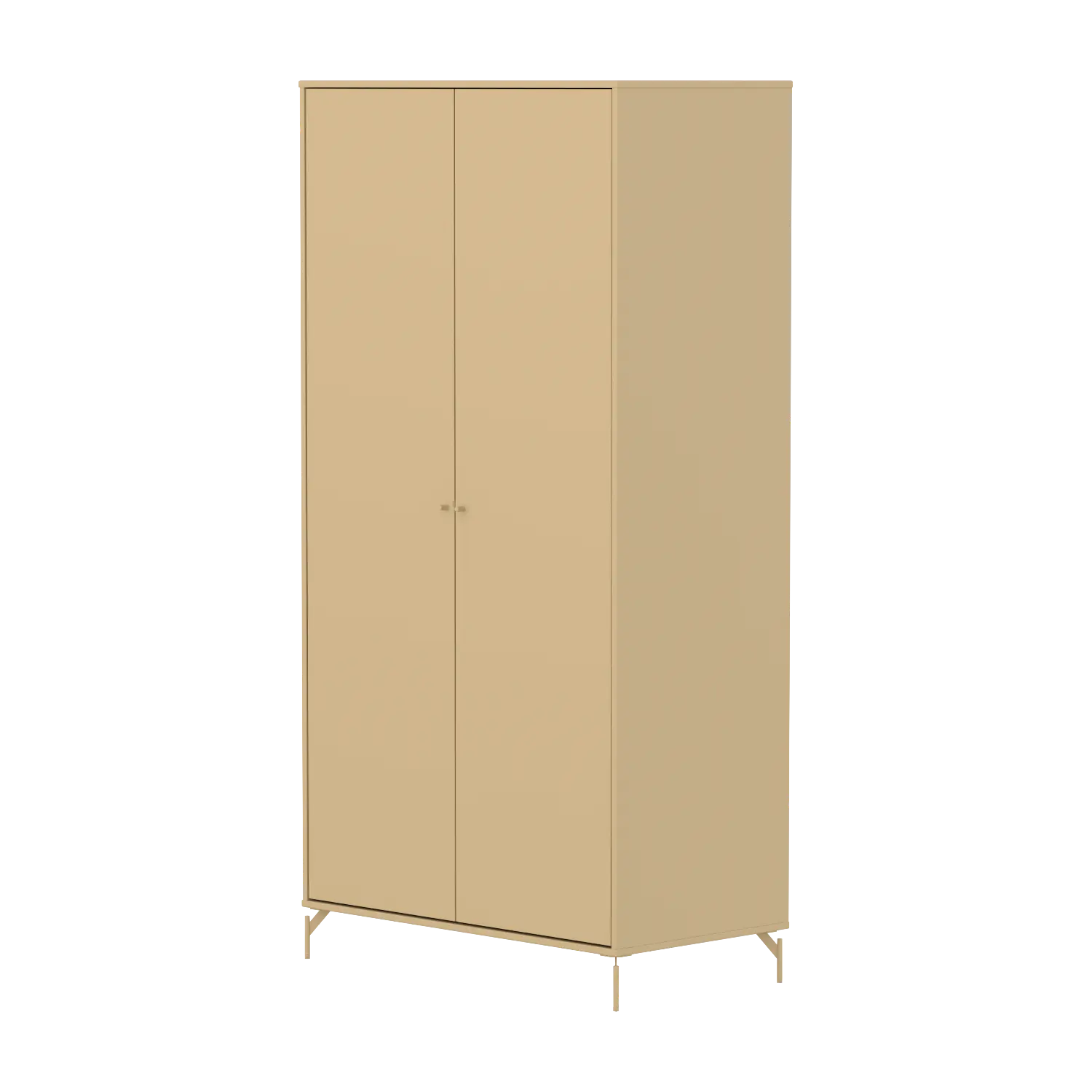 Flexa Saga Kleiderschrank, 2 Türen Sand