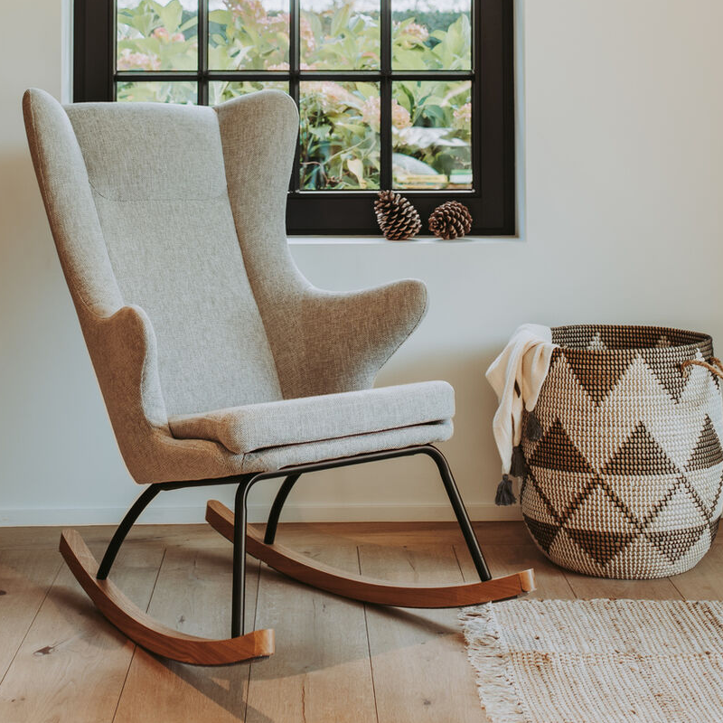 Quax Fauteuil à bascule De Luxe - Sand Grey